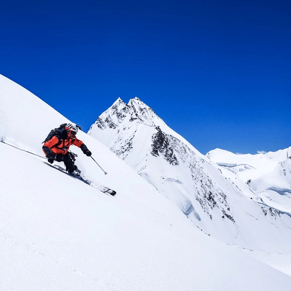 skiing